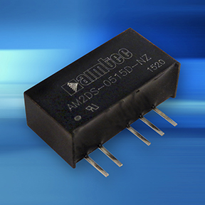 2 Watt DC-DC converter features continuous short-circuit protection and wider ambient temperature range