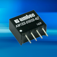 1 watt DC-DC converter series is available in a compact single inline SIP4 package and features short circuit protection and higher regular levels of isolation