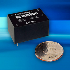 Regulated 1, 2 and 3 watt AC-DC converters offers broadest input range, smallest footprint and no minimum load required